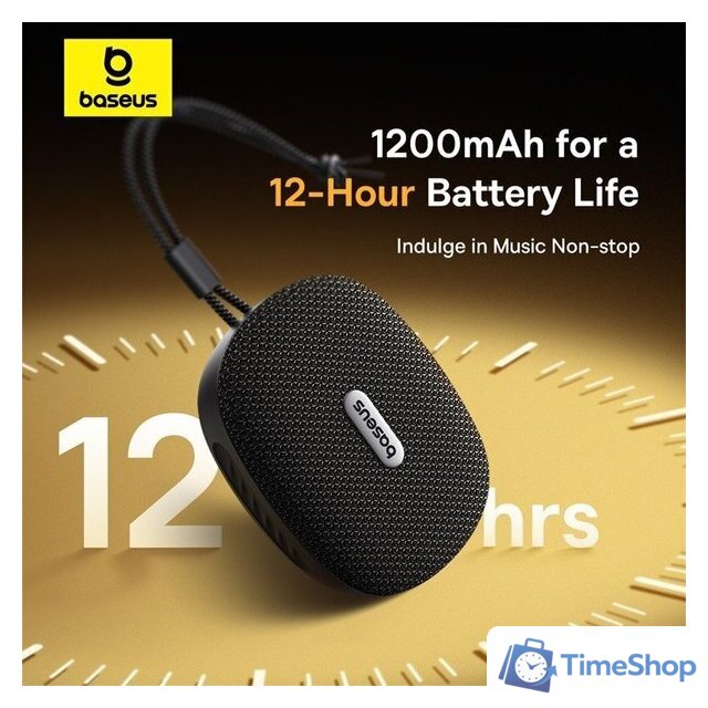 Беспроводная колонка Baseus AeQur 35 Pro Air Portable Wireless Speaker - Изображение №12 — Интернет-магазин Time-Shop