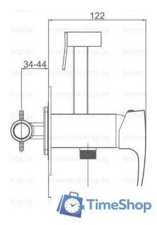 Гигиенический душ Gappo G7207-9 - Изображение №2 — Интернет-магазин Time-Shop