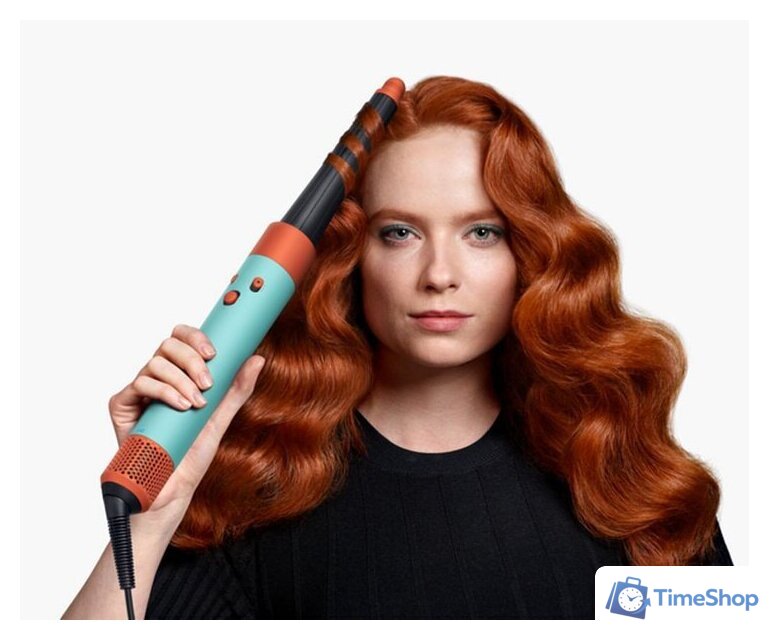 Фен-стайлер Dyson Airwrap Complete Long HS08 i.d. (с переходником на евровилку, керамическая патина/топаз) - Изображение №3 — Интернет-магазин Time-Shop