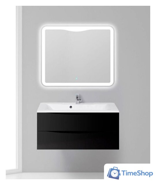  BelBagno Тумба под умывальник Marino-1000-2C-SO-NL-P (nero laccato lucid) - Изображение №2 — Интернет-магазин Time-Shop