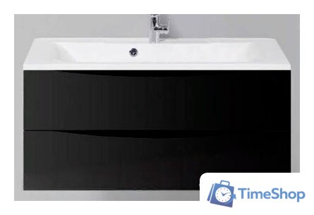  BelBagno Тумба под умывальник Marino-1000-2C-SO-NL-P (nero laccato lucid) - Изображение №1 — Интернет-магазин Time-Shop