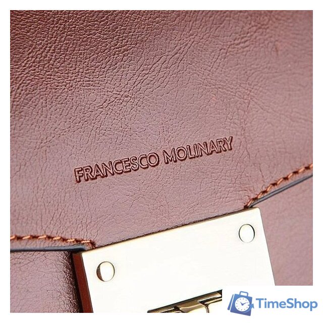 Женская сумка Francesco Molinary 513-16512-060-BRW (коричневый) - Изображение №4 — Интернет-магазин Time-Shop