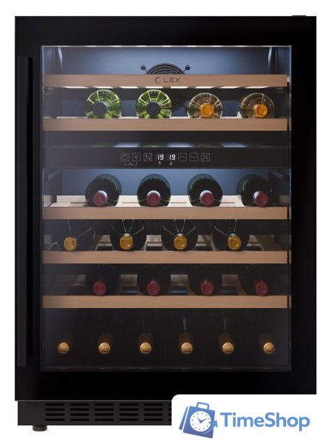 Винный шкаф LEX LWD6046BL Dual Zone - Изображение №1 — Интернет-магазин Time-Shop