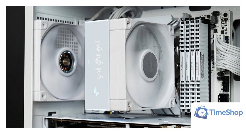 Кулер для процессора DeepCool AK400 Digital Pro WH R-AK400-WHAPMN-G - Изображение №7 — Интернет-магазин Time-Shop