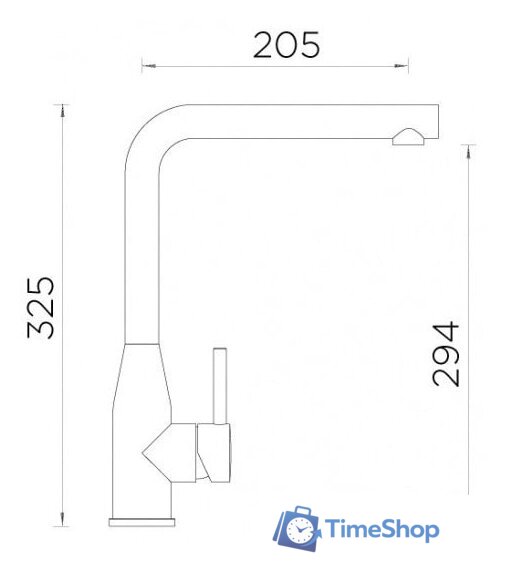 Смеситель Schock Keto (нержавеющая сталь) - Изображение №2 — Интернет-магазин Time-Shop