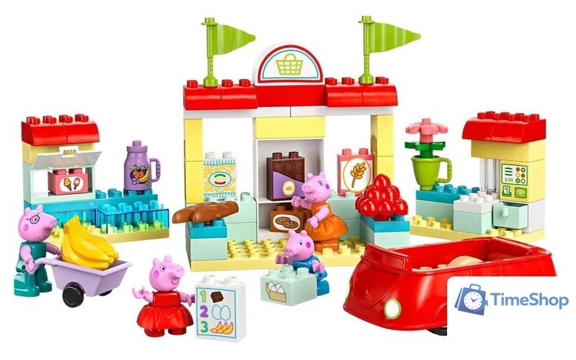 Конструктор LEGO Duplo 10434 Супермаркет Свинки Пеппы - Изображение №3 — Интернет-магазин Time-Shop