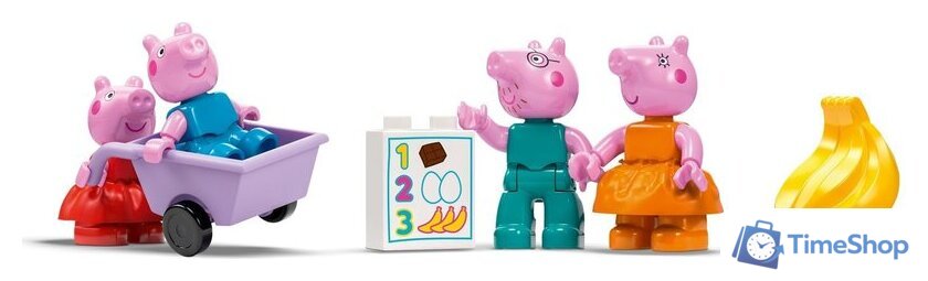 Конструктор LEGO Duplo 10434 Супермаркет Свинки Пеппы - Изображение №4 — Интернет-магазин Time-Shop