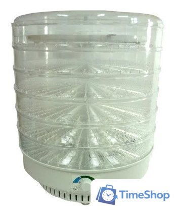 Сушилка для овощей и фруктов Спектр-Прибор Ветерок-2 ЭСОФ2-0.6/220 (6 поддонов, лоток для пастилы, прозр.) - Изображение №1 — Интернет-магазин Time-Shop