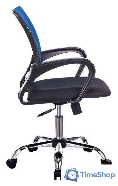 Офисное кресло Бюрократ CH-695NSL (синий TW-05 /черный TW-11/хром) - Изображение №3 — Интернет-магазин Time-Shop