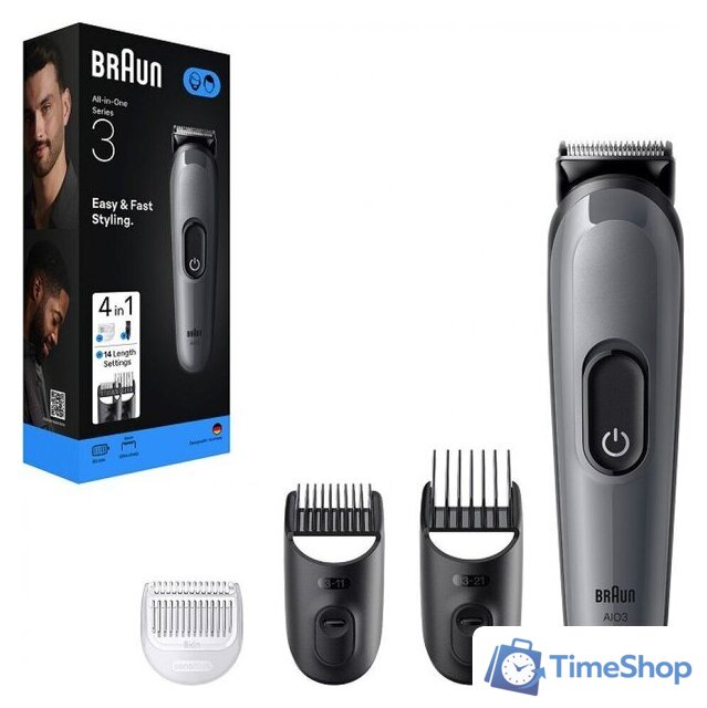 Универсальный триммер Braun AIO3500 5513 - Изображение №10 — Интернет-магазин Time-Shop