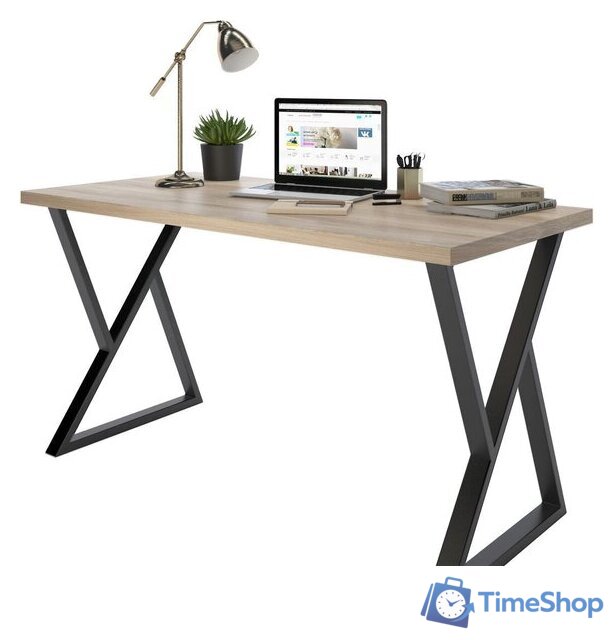 Стол Домус СП014B-K017 12.014.401.07 (черный/вяз светлый) - Изображение №1 — Интернет-магазин Time-Shop