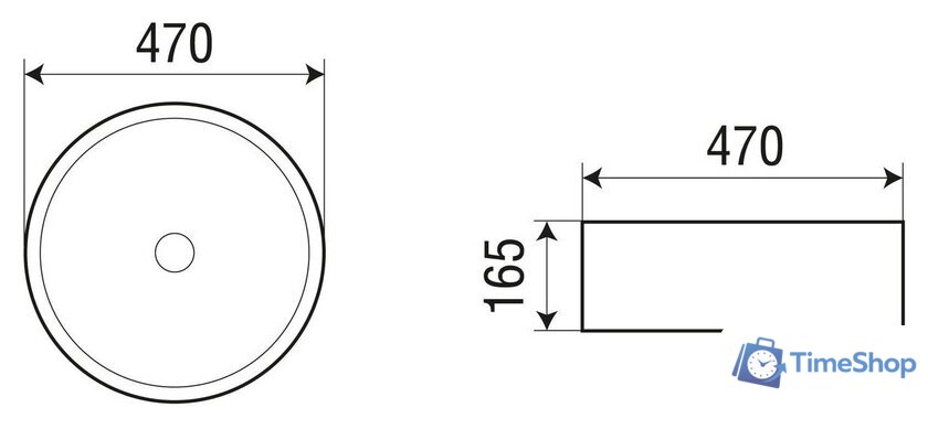 Умывальник WeltWasser Elbach 3069 - Изображение №4 — Интернет-магазин Time-Shop