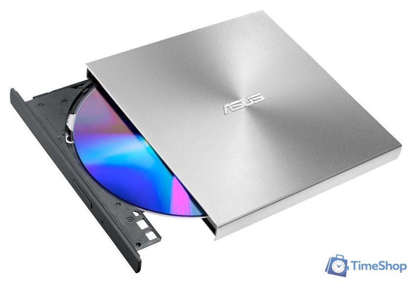 Оптический привод ASUS ZenDrive SDRW-08U8M-U (серебристый) - Изображение №2 — Интернет-магазин Time-Shop