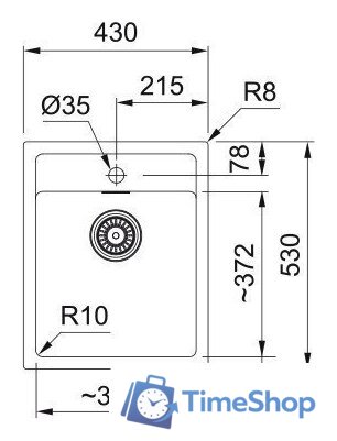 Кухонная мойка Franke Sirius SID 610-36 114.0496.101 (белый) - Изображение №2 — Интернет-магазин Time-Shop