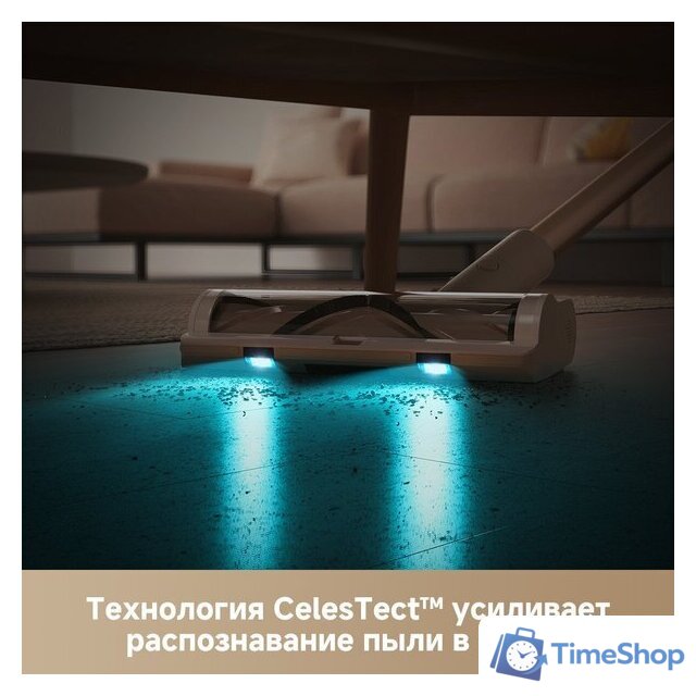 Пылесос Dreame Cordless Vacuum Cleaner R10s VZV22A (евровилка, белый) - Изображение №7 — Интернет-магазин Time-Shop