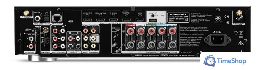 AV ресивер Marantz NR1510 (черный) - Изображение №3 — Интернет-магазин Time-Shop
