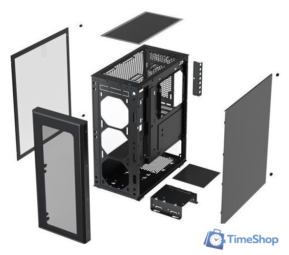 Корпус XASTRA A300M 4ARGB-C6 (черный) - Изображение №8 — Интернет-магазин Time-Shop
