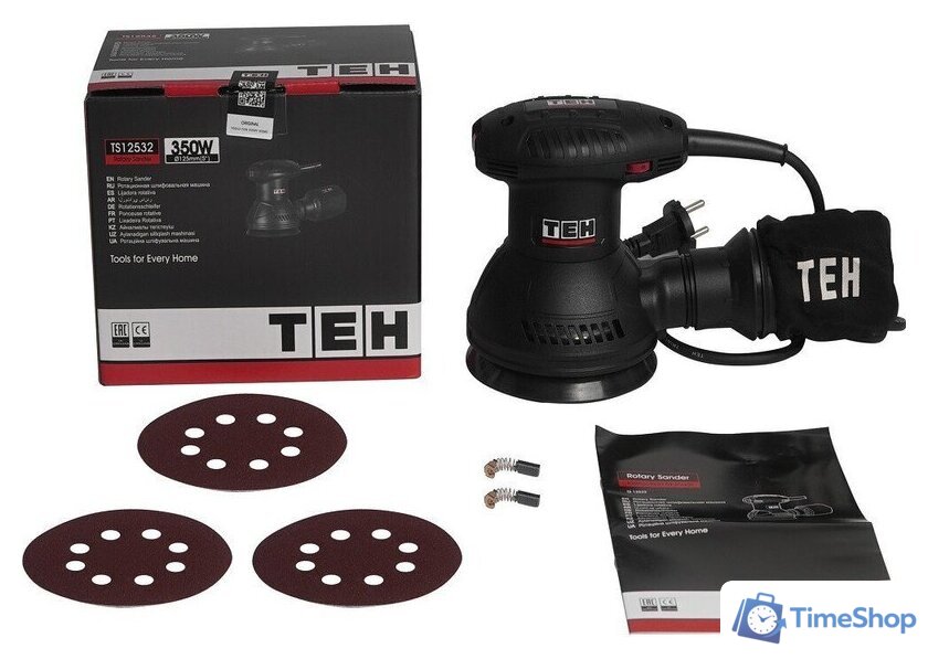 Эксцентриковая шлифмашина TEH TS12532 - Изображение №5 — Интернет-магазин Time-Shop