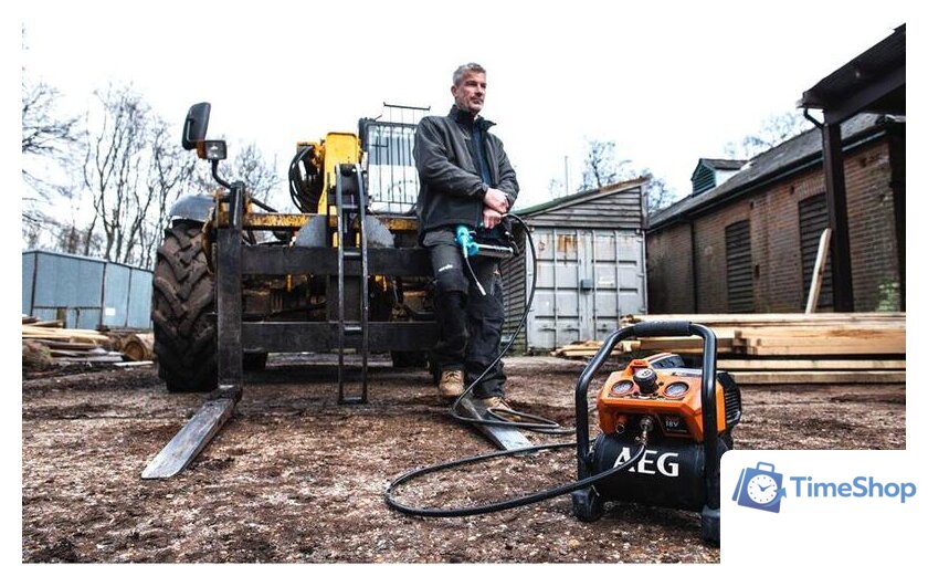 Компрессор AEG Powertools BK18-38BL-0 (без аккумулятора) - Изображение №7 — Интернет-магазин Time-Shop