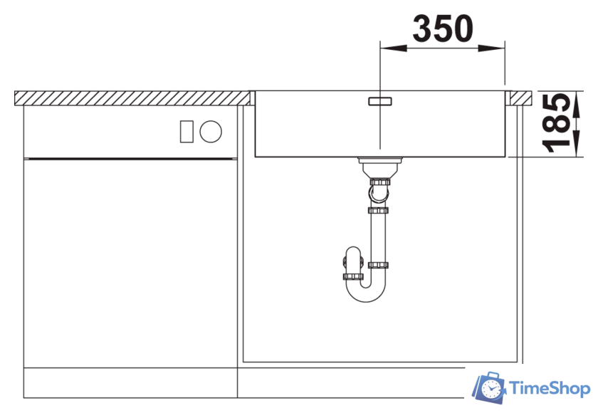 Кухонная мойка Blanco Solis 700-IF 526126 (полированная) - Изображение №4 — Интернет-магазин Time-Shop