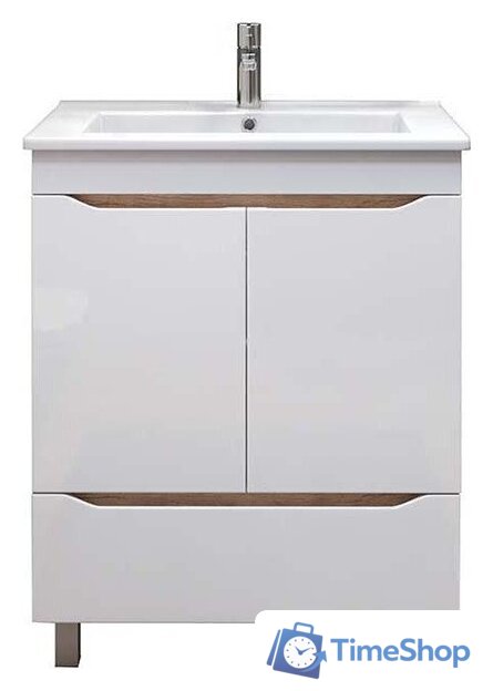  Vigo Тумба под умывальник Grani 600-2-1 Элина (дуб золотой) - Изображение №1 — Интернет-магазин Time-Shop