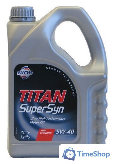 Моторное масло Fuchs Titan Supersyn 5W-40 20л - Изображение №1 — Интернет-магазин Time-Shop