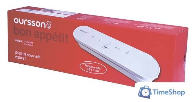 Вакуумный упаковщик Oursson VS0431/IV - Изображение №7 — Интернет-магазин Time-Shop