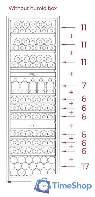 Винный шкаф TEKA Sommelier RVI 30097 GBK 113600012 - Изображение №14 — Интернет-магазин Time-Shop