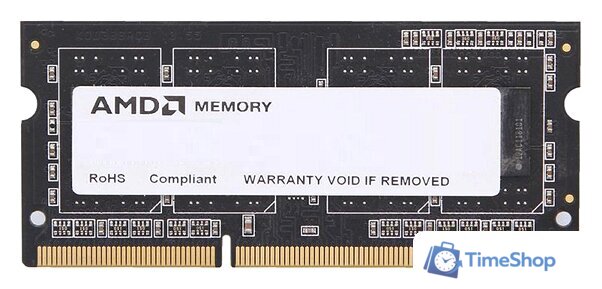 Оперативная память AMD 4GB DDR3 SO-DIMM PC3-12800 (R534G1601S1SL-UO) - Изображение №1 — Интернет-магазин Time-Shop