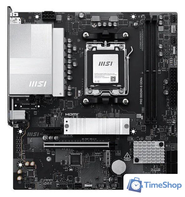 Материнская плата MSI Pro B850M-B Gen4 - Изображение №1 — Интернет-магазин Time-Shop