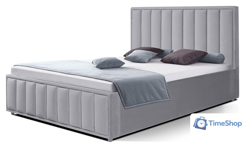 Кровать ФорестДекоГрупп Стелла 2 180x200 с ПМ и бельевым ящиком (Veluta Lux 12) - Изображение №1 — Интернет-магазин Time-Shop