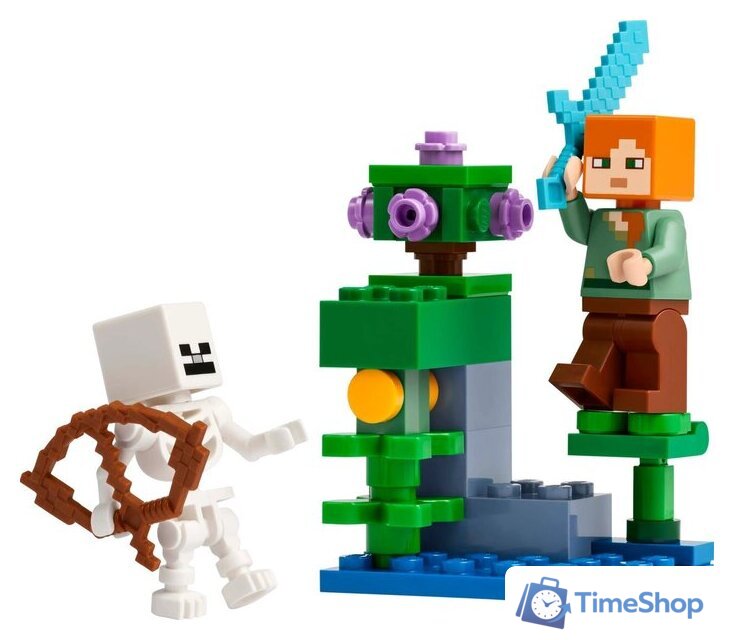 Конструктор LEGO Minecraft 30705 Битва в Пышной пещере - Изображение №2 — Интернет-магазин Time-Shop