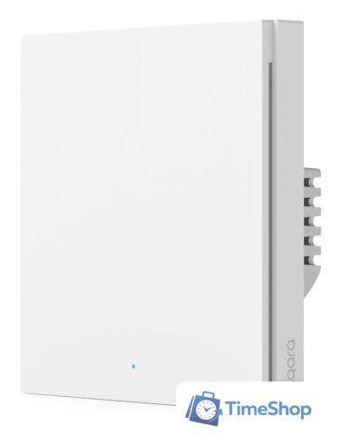 Выключатель Aqara Smart Wall Switch H1 одноклавишный с нейтралью (белый) - Изображение №1 — Интернет-магазин Time-Shop