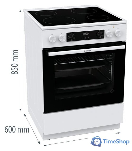 Кухонная плита Gorenje GEC6C40WD - Изображение №28 — Интернет-магазин Time-Shop