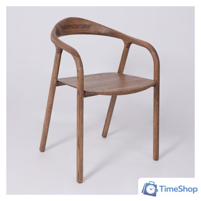 Стул с подлокотниками ПМЦ Био (дуб натуральный/покрытие терра) - Изображение №2 — Интернет-магазин Time-Shop