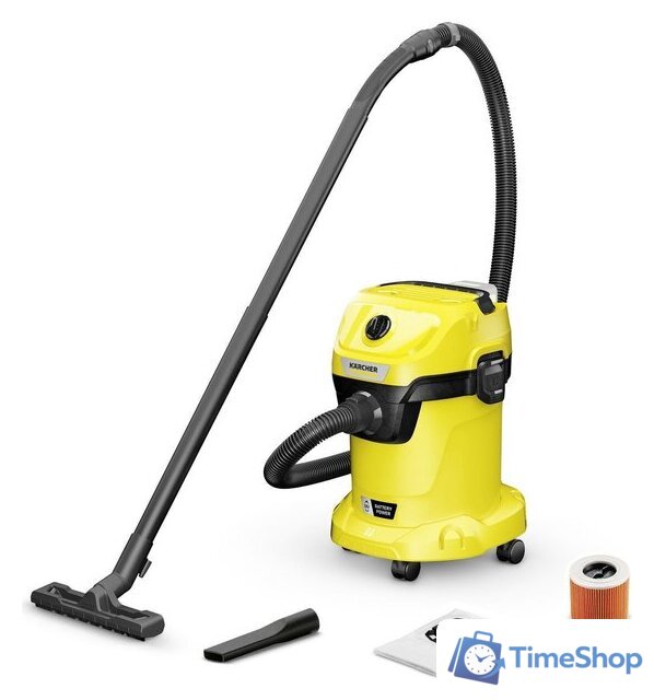 Пылесос Karcher WD 3-18 [1.628-550.0] - Изображение №1 — Интернет-магазин Time-Shop