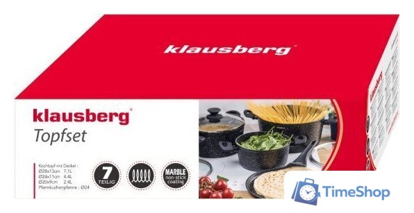Набор кастрюль Klausberg KB-7962 - Изображение №7 — Интернет-магазин Time-Shop