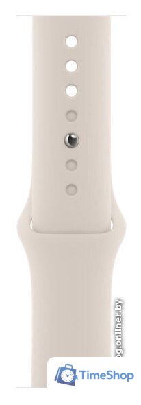 Умные часы Apple Watch SE 2 44 мм (алюминиевый корпус, звездный свет/звездный свет, спортивный силиконовый ремешок S/M) - Изображение №3 — Интернет-магазин Time-Shop