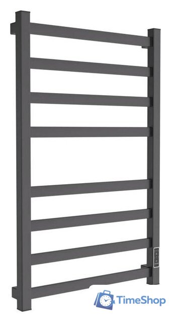 Полотенцесушитель Маргроид Ferrum Вид 81/10 Профильный СНШ 80x40 Черный матовый, скрытого монтажа, таймер справа - Изображение №1 — Интернет-магазин Time-Shop