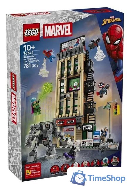 Конструктор LEGO Marvel 76342 Spider-Man Человек-паук против Мистерио: Дейли Бьюгл - Изображение №1 — Интернет-магазин Time-Shop