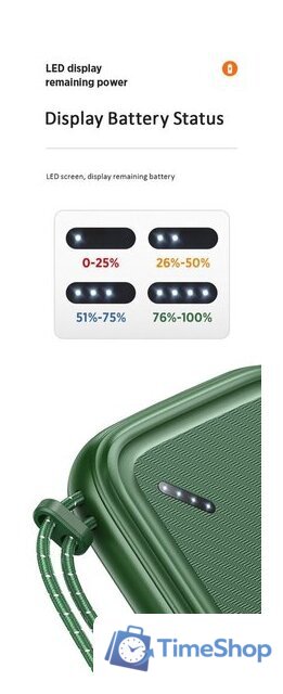 Внешний аккумулятор Usams US-CD150 PB56 10000mAh (черный) - Изображение №7 — Интернет-магазин Time-Shop