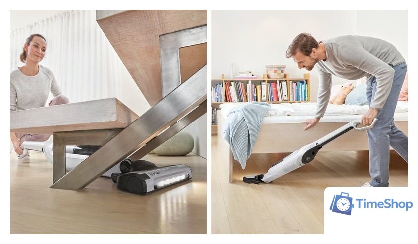 Пылесос Bosch Flexxo Gen2 28Vmax White BBH3ALL28 - Изображение №9 — Интернет-магазин Time-Shop