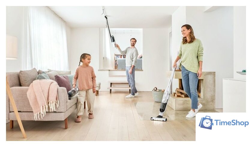 Пылесос Bosch Flexxo Gen2 28Vmax White BBH3ALL28 - Изображение №8 — Интернет-магазин Time-Shop