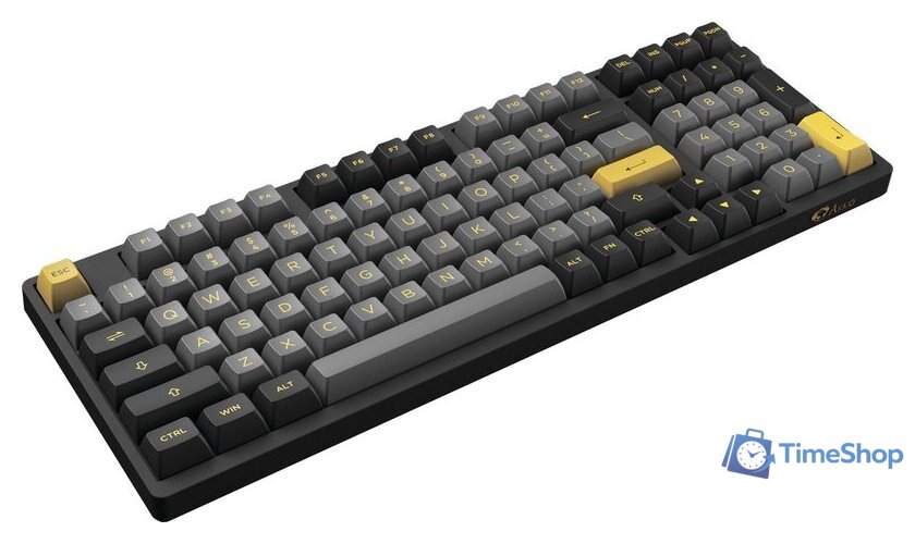 Клавиатура Akko 3098N Black & Gold (TTC Gold Pink) - Изображение №4 — Интернет-магазин Time-Shop