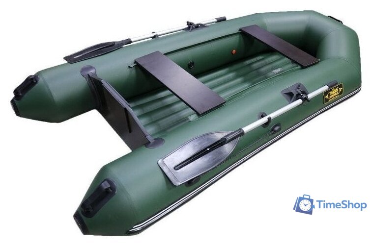 Моторно-гребная лодка Муссон 2800 НД (зеленый) - Изображение №3 — Интернет-магазин Time-Shop