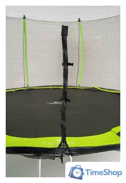 Батут Calviano Outside Master Green 374 см - 12ft (внешняя сетка, с лестницей) - Изображение №4 — Интернет-магазин Time-Shop