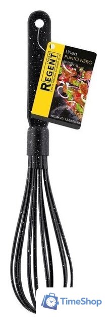 Венчик Regent Inox Punto Nero 93-BK2C-13 - Изображение №2 — Интернет-магазин Time-Shop