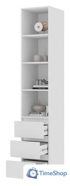 Стеллаж Стендмебель Хелен ПН 02 (белый/белый) - Изображение №2 — Интернет-магазин Time-Shop
