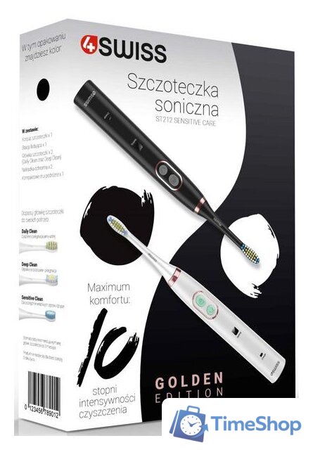 Электрическая зубная щетка 4Swiss Sensitive Care ST212 (белый) - Изображение №2 — Интернет-магазин Time-Shop