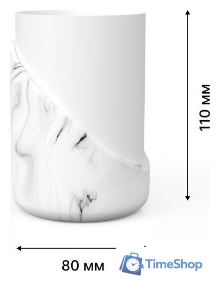 Аксессуары для ванной и туалета FORA Marble Light (4 предмета) - Изображение №9 — Интернет-магазин Time-Shop